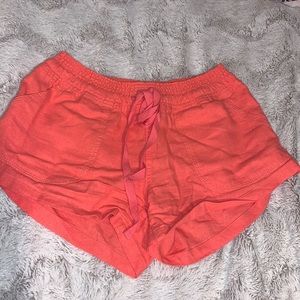 Hot pink shorts